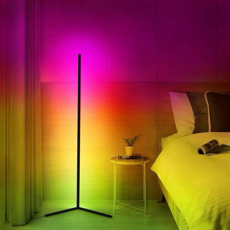 Dimmable Floor Lamp (Rainbow Hues)