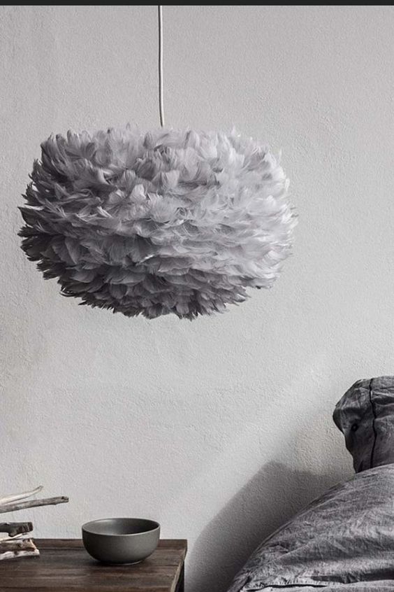 Feather Pendant Ceiling Lamp