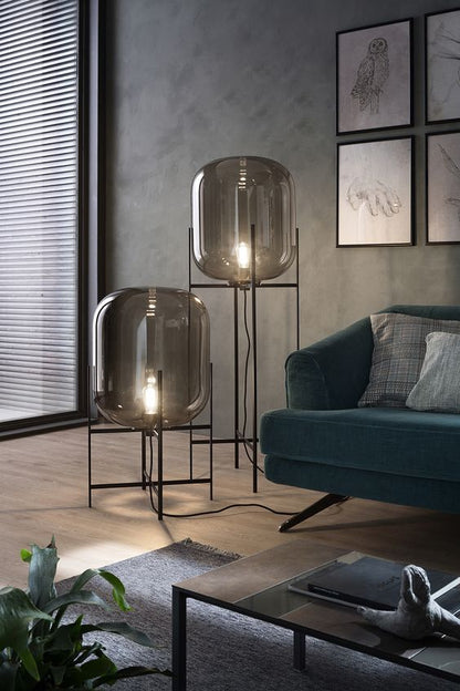 Smokey Glass Lamp