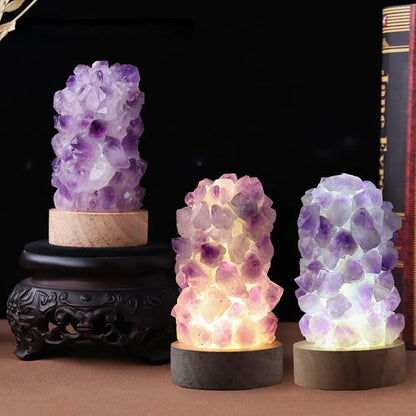 Amethyst Crystal Wishing Lamp