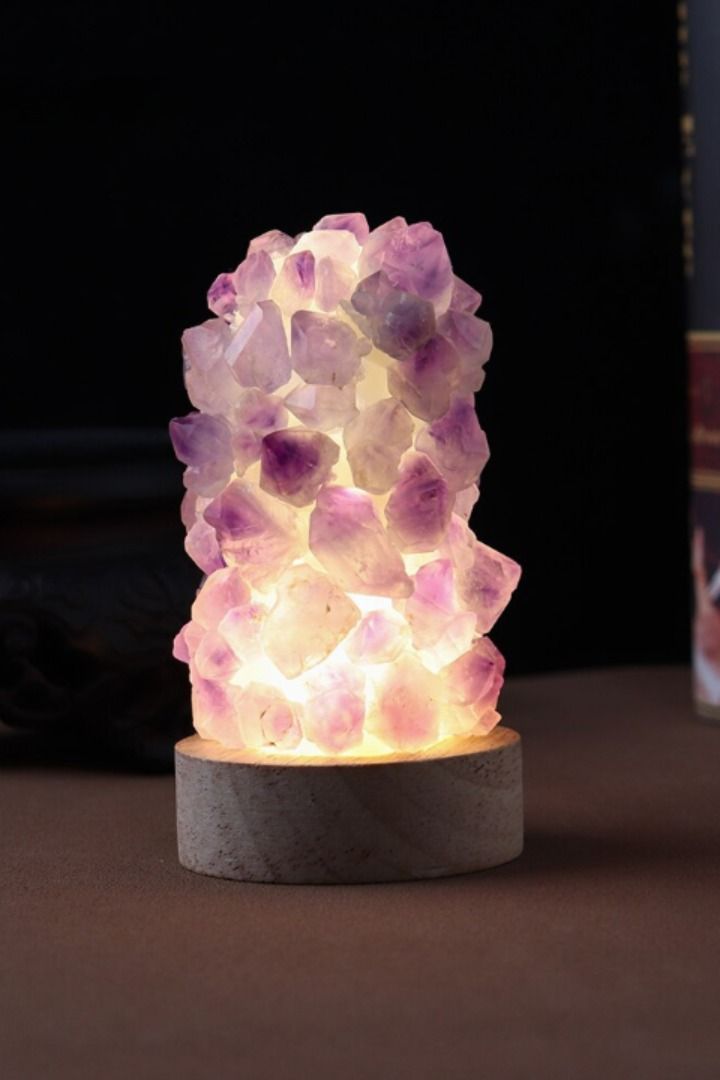 Amethyst Crystal Wishing Lamp