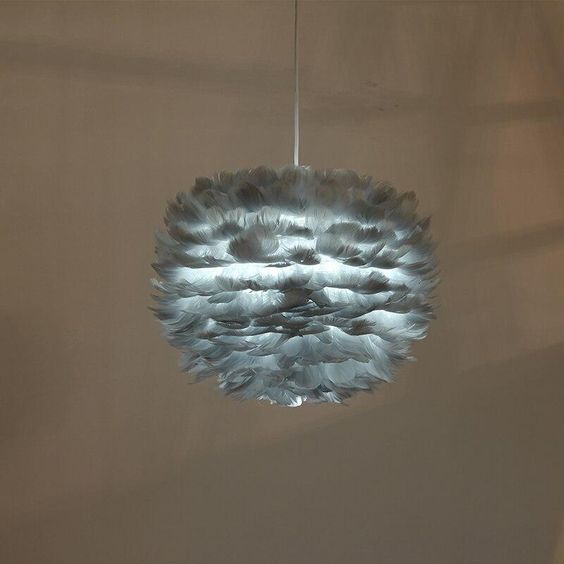 Feather Pendant Ceiling Lamp