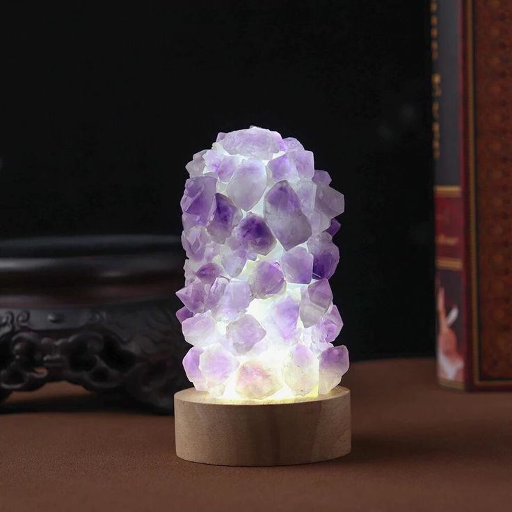 Amethyst Crystal Wishing Lamp